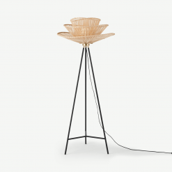 Weaver staande lamp, natuurlijk bamboe